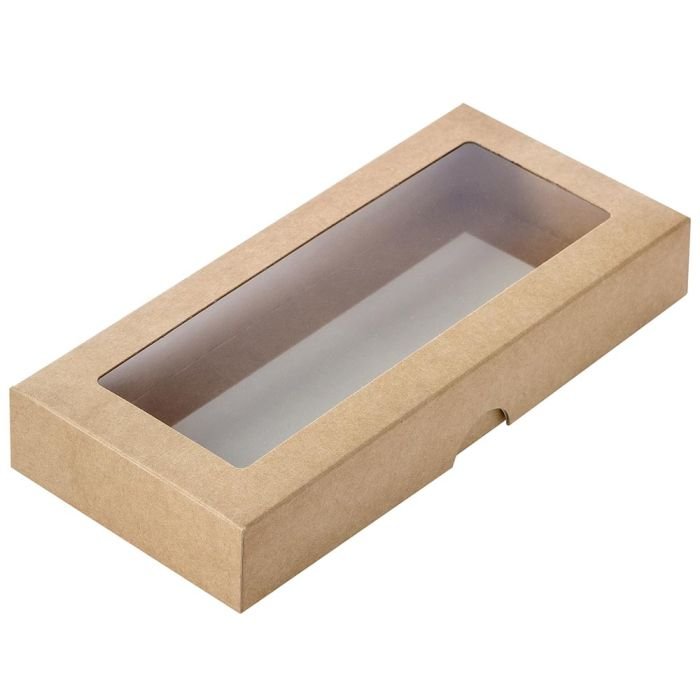 Dviejų dalių dėžutė 200x90x30mm, ruda