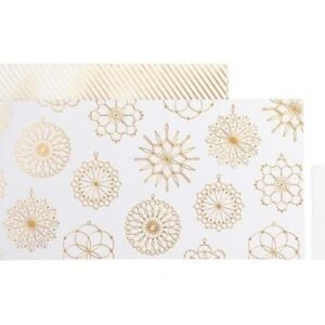 Vokai pinigams 110 x 230 mm, baltas su ornamentais