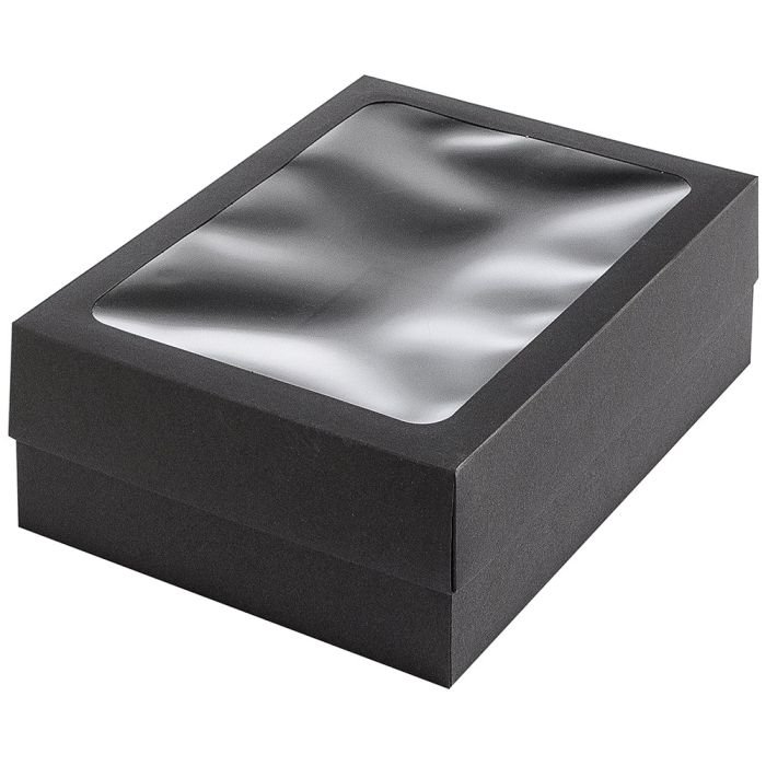 Dviejų dalių dėžutė 280x210x90mm, juoda