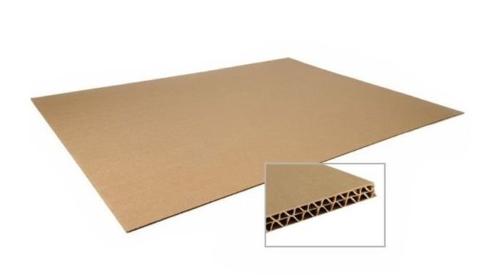 Kartono lakštai 800 x 1200 mm, 5 sluoksniai
